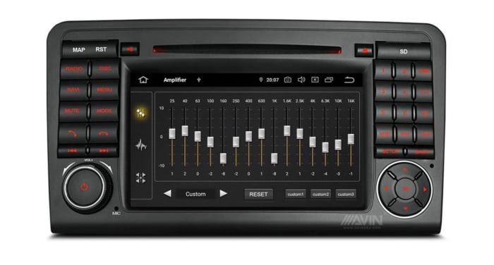 7 Touchscreen Multimedia Navigation System For Mercedes-Benz ML W164 GL  X164