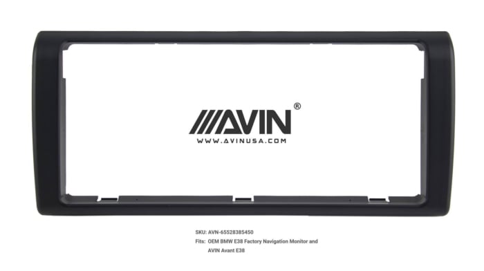 On-board Monitor Widescreen Frame for BMW E38 7-Series 65528385450