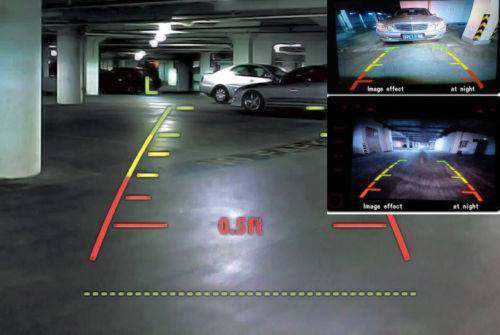 Car License Plate Frame Rear View Reverse Backup Parking Night Vision Camera  SQ 