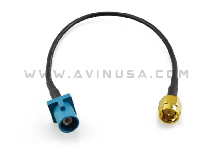 GPS/GSM antenna cable GT5-1S HSR for Mercedes Command Alpine to SMA M/F Str8 Ang 