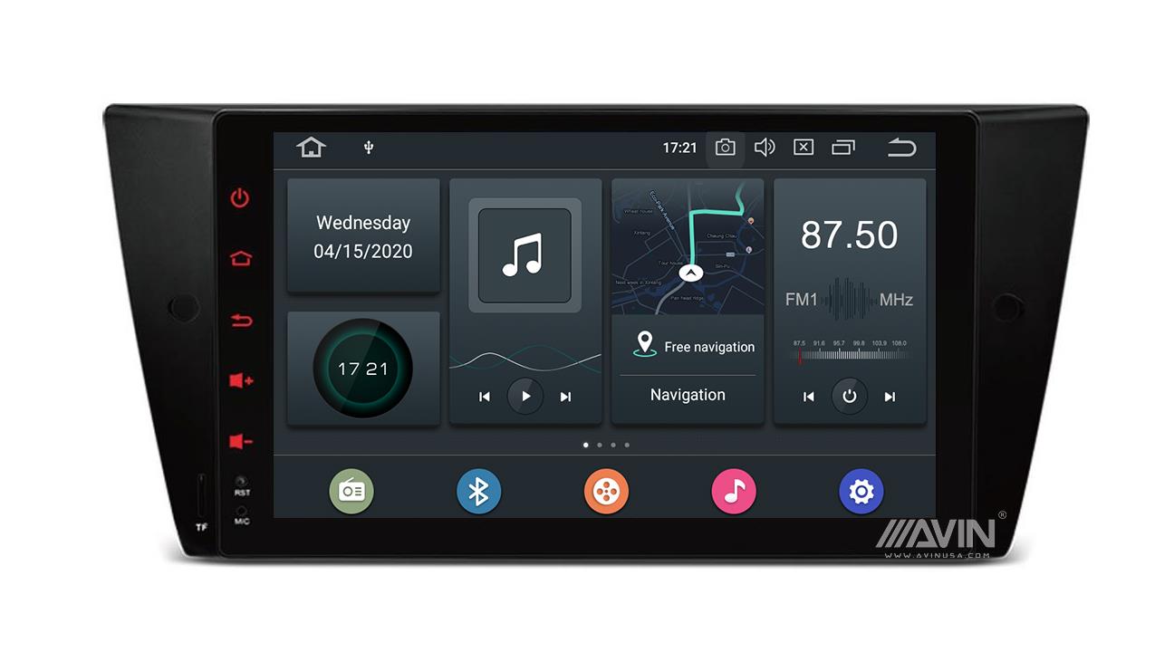 WiFi TPMS GPS RDS OBD BMW 3er E90 E91 E92 E93 9" Android 9.0 Autoradio Navi DAB 