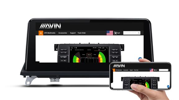 10.25 Inch AVIN Multimedia Navigation System for BMW X5 X6 Series E70 E71